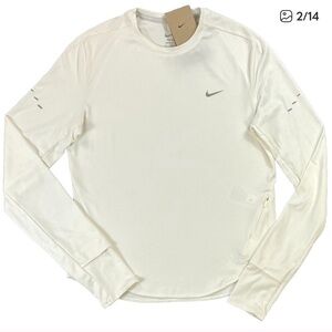 NWT Nike Swift White Running Long Sleeve Tee